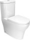 CL21465-6DACTCB CYGNET RAISED HEIGHT 3/4.5L DUAL FLUSH CLOSE COUPLED TOILET WITH SOFT CLOSE SEAT