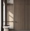 ประตูupvc 230,240CM บานสูงพิเศษ ลายไม้Walnut บานเรียบ 4350฿