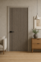 ประตูupvc ภายใน ผิวลายไม้ สีWalnut เซาะร่อง1เส้นตรง 2550฿