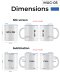 MUG-05 Blue แก้วมัค