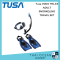 Tusa Visio Tri-Ex Adult Travel Snorkel Set