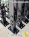 ชุดเสากันตกกระจก KMB FT003 สีดำ Powder coat