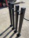 ชุดเสากันตก KMB Series-UHL ใส่ราวจับด้านใน สีดำ Powder coat