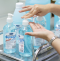 Hand Sanitizing Gel 450 mlx 3 ขวด (สีฟ้ากลิ่นเมล่อน)