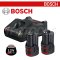 STARTER KIT 12V (1600A01B8W) ชุดแท่นชาร์จ+แบตเตอรี่ 12V 2.0+GAL12V-40 BOSCH