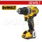 DCD701D2-B1 สว่านไขควงไร้สาย (ไร้แปรงถ่าน) 12V MAX ขนาด 10 มม. แรงบิดสูงสุด 57.5NM./1500RPM พร้อมแบตเตอรี่ 2.0 AH + แท่นชาร์จ ครบชุด (ลำตัวสั้น คลัชละเอียด)  "DEWALT" ดีวอลท์