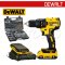 DCD7771D2A-B1 สว่านไขควงไร้สาย (ไร้แปรงถ่าน) 20V MAX ขนาด 13 มม. แรงบิดสูงสุด 65NM./1750RMP พร้อมแบตตอรี่ 2.0AH+แท่นชาร์จ แถมชุดดอก 109 ชิ้น ครบชุด "DEWALT" ดีวอลท์