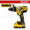 DCD999TI-B1 สว่านกระแทกไร้สาย 20V MAX (ไร้แปรงถ่าน) ขนาด 13 มม. แรงบิดสูงสุด 126NM./2250RPM-38250RPM พร้อมแบตเตอรี่ 6.0AH FLEXVOLT + แท่นชาร์จ (ครบชุด) "DEWALT" ดีวอลท์