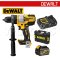 DCD999TI-B1 สว่านกระแทกไร้สาย 20V MAX (ไร้แปรงถ่าน) ขนาด 13 มม. แรงบิดสูงสุด 126NM./2250RPM-38250RPM พร้อมแบตเตอรี่ 6.0AH FLEXVOLT + แท่นชาร์จ (ครบชุด) "DEWALT" ดีวอลท์