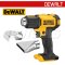 DCE530N-KR ปืนเป่าลมร้อน 20V MAX ปรับความแรงได้ 3 ระดับ พร้อมหัวเสริม 2 ชิ้น "DEWALT" ดีวอลท์ (เครื่องเปล่า)
