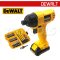 DCF805D2A-B1 ไขควงกระแทกไร้สาย 12V ขนาด 6.5 มม.(HEX) แรงบิดสูงสุด 107 NM. ความเร็วรอบ 2450 NM.เหมาะสำหรับงานไม้ พร้อมแบตเตอรี่ + แท่นชาร์จ (แถมชุดดอกสว่าก้านหกเหลี่ยม)