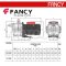 "FANCY" FJm101C ปั๊มน้ำเจ็ทไฟฟ้าชนิดใบพัดเดียว ดูดน้ำเอง ขนาดท่อ 1 นิ้ว x 1 นิ้ว กระแสไฟ 1 แรง/0.75 KW./220V ส่งสูง 50 เมตร