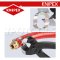 KN1098I220 คีมหนีบ/คีมบีบรูปหู ขนาด 9 นิ้ว OETIKER CLAMP/ EAR CLAMP PLIERS KNIPEX คะนิเพค คีมช่างมืออาชีพอันดับ 1 MADE IN GERMANY