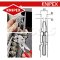 KNIPEX 8603125 คีมประแจขันน็อตในตัวเดียว / คีมคอเลื่อน 5 นิ้ว / 125 มม. โครวานาเดียม ด้ามบางพลาสติก KNIPEX คะนิเพค คีมช่างมืออาชีพอันดับ 1 MADE IN GERMANY