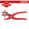 KN9070220 คีมเจาะรู สำหรับวัสดุผ้าและพลาสติก ขนาด 9 นิ้ว REVOLVING PUNCH PLIERS KNIPEX คะนิเพค คีมช่างมืออาชีพอันดับ 1 MADE IN GERMANY