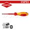 KNIPEX 982402SLS ไขควงแกนสลิมสำหรับสกรูหัวแบน-แฉก VDE1000V ด้ามฉนวนการไฟฟ้า ขนาดหัว PH/S2x100x212 มม. (หัวไขควง+ความยาวแกน+ความยาวทั้งตัว) KNIPEX คะนิเพค คีมช่างมืออาชีพอันดับ 1 MADE IN GERMANY