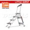 LG10410BA บันไดอลูมิเนียม Safety step 4 ขั้น พร้อมด้ามจับ รุ่น 10410BA "LITTLE GIANT"
