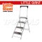 LG10410BA บันไดอลูมิเนียม Safety step 4 ขั้น พร้อมด้ามจับ รุ่น 10410BA "LITTLE GIANT"