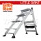 LG11904 บันไดอลูมิเนียม JUMBO STEP 4 ขั้น พร้อมด้ามจับ รุ่น 11904 LITTLE GIANT