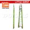 LG19710146 บันไดไฟเบอร์กลาส 10' พร้อมขาค้ำ Safety Cage 2.0 No.19710-146 LITTLE GIANT