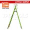 LG19710146 บันไดไฟเบอร์กลาส 10' พร้อมขาค้ำ Safety Cage 2.0 No.19710-146 LITTLE GIANT