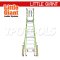 LG19710146 บันไดไฟเบอร์กลาส 10' พร้อมขาค้ำ Safety Cage 2.0 No.19710-146 LITTLE GIANT