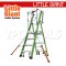 LG19704146 บันไดไฟเบอร์กลาส 4' พร้อมขาค้ำ Safety Cage 2.0 No.19704-146 LITTLE GIANT