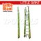 LG19706146 บันไดไฟเบอร์กลาส 6' พร้อมขาค้ำ Safety Cage 2.0 No.19706-146 LITTLE GIANT