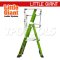 19702 บันไดไฟเบอร์กลาส 2' (1.19 ม.) ไม่มีขาค้ำ SAFETY CAGE 2.0 No.19702 LITTLE GIANT