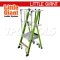 19702 บันไดไฟเบอร์กลาส 2' (1.19 ม.) ไม่มีขาค้ำ SAFETY CAGE 2.0 No.19702 LITTLE GIANT