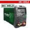 TIG200P (AC/DC) "MCWELD" เครื่องเชื่อมทิก MC-WELD TIG 200P AC/DC ระบบอินเวอร์เตอร์ แรงดันไฟฟ้าขาเข้า AC 220 V+-15% ความถี่ขาเข้า 50/60 Hz กำลังไฟฟ้าขาเข้า 4.55 KVA (TIG) 5.34 KVA (MMA) แรงดันไฟฟ้าขณะเปิดเครื่อง 56V แม็กเวล