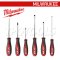 48-22-2706 (006061301) ชุดไขควงปากแฉก-ปากแบน 6 ชิ้น MILWAUKEE (มิลวอคกี้)