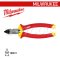 48-22-2208 (006199201) คีมตัดปากเฉียง 8 นิ้ว หุ้มฉนวนกันไฟฟ้า 1000V MILWAUKEE (มิลวอคกี้)