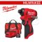 M12BLIDRC-201B (018793032) ชุดไขควงกระแทกไร้สาย 12V พร้อมแบต+แท่นชาร์จ+กระเป๋าเครื่องมือช่าง M12 REDSTART MILWAUKEE (มิลวอคกี้)