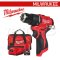 M12BLPDRC-201B (018992010) ชุดสว่านกระแทกไร้สาย 12V พร้อมแบต+แท่นชาร์จ+กระเป๋าเครื่องมือช่าง M12 REDSTART MILWAUKEE (มิลวอคกี้)