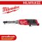 M12FHIR14LR-0 (018702003) ประแจบล็อกด้ามฟรีไร้สายคอยาว 12V 1/4" แรงบิด 47Nm ความเร็วรอบ 450 รอบ/นาที (เครื่องเปล่า) MILWAUKEE