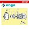 415 ONGA ปั๊มน้ำหอยโข่ง (ปั๊มสูบสารเคมี) ขนาดท่อ 1-1/4 นิ้ว 1 แรงม้า 220V ส่งสูง 3-18 เมตร