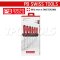 PB8240 ชุดไขควงปากแบน 6 ตัวชุด SWISSGRIP HANDLE เบอร์ 1,2,3,4,5,6 พร้อมแผงแขวน PB SWISS TOOLS