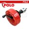 POLO เครื่องล้างท่อแบบมือหมุน 2IN1 รุ่น D-60SZ เหมาะกับทำความสะอาดท่อขนาด 20 - 75 มม. (3/4 นิ้ว - 3 นิ้ว) สายยาว 10.7 ม. (โปโล)