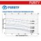 "PURITY" PC220C ปั๊มน้ำหอยโข่งใบพัดเดียว ท่อเข้าออก 2 นิ้ว 3 แรง 380V