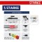 SK-3600F/G (เบนซิน) เครื่องฉีดน้ำแรงดันอุตสาหกรรม 250 บาร์ (แรงดันสูงสุด 370 บาร์) เครื่องยนต์เบนซิน 13 HP เชือกดึงสตาร์ท ความเร็วรอบ 3400 รอบ/นาที สายอัดฉีดแรงดันยาว 15 เมตร แบบรถเข็น 4 ล้อ STARKE