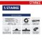SK-570 (570) เครื่องดูดฝุ่น-ดูดน้ำอุตสาหกรรม 70 ลิตร 2000 วัตต์ (2 มอเตอร์ + 1000W/220V) STARKE เหมาะสำหรับงานเบา-งานหนัก