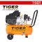 CHEETAH-25 ปั๊มลมระบบขับตรงโรตารี่ ขนาด 3 HP ความจุถังลม 25 ลิตร / 2850 RPM ไทเกอร์ TIGER
