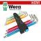 05022699001 WERA ชุดประแจหกเหลื่อม 3950/9 Hex-Plus Multicolour HF Stainless 1 ลูกปืน (เวร่า)