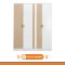 ตู้เสื้อผ้า 4 บาน  รุ่น แมกโนเลีย WHITE/NATURAL