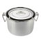 BUFFALO QCP435 STEAM POT W/LID SET OF 4