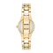 Anne Klein 10-6776CHGB gold tone round (24mm x 29mm) นาฬิกาข้อมือผู้หญิง