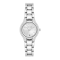 Anne Klein 10-6777SISV silver tone round (24mm x 29mm) นาฬิกาข้อมือผู้หญิง