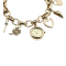 Anne Klein 10-7604CHRM gold tone round (20MM x 20MM) นาฬิกาข้อมือผู้หญิง