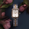 Anne Klein AK/3775SVTT silver tone octagon (24MM x 35MM) นาฬิกาข้อมือผู้หญิง